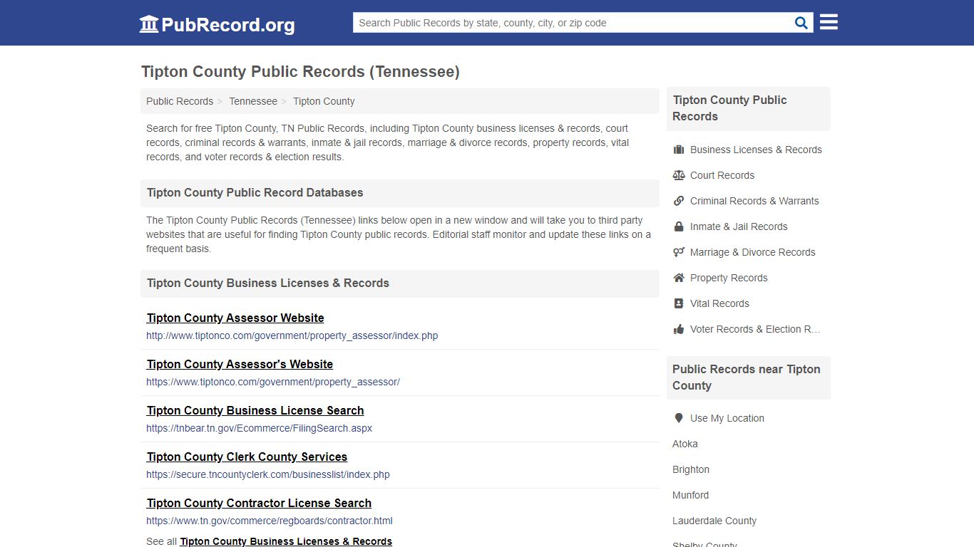 Free Tipton County Public Records (Tennessee Public Records)